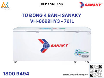 Tủ đông Sanaky VH-8699HY3 Inverter 761 lít